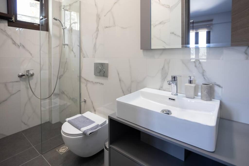 Mela Luxury Apartments Maroulas Bagian luar foto